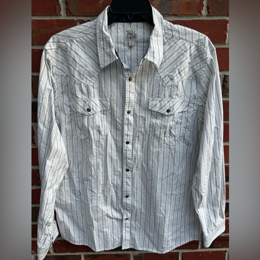 Moon Shine Spirit by Brad Paisley Premium Long Sleeve Snap Western Shirt XL
